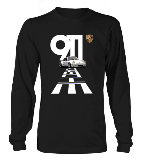 Vintage 911 Porsche Racing Car Long sleeved Unisex
