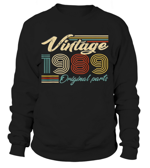 Made In 1989 Heart 30th Birthday Gift Vintage T-shirt Sweatshirt Unisex