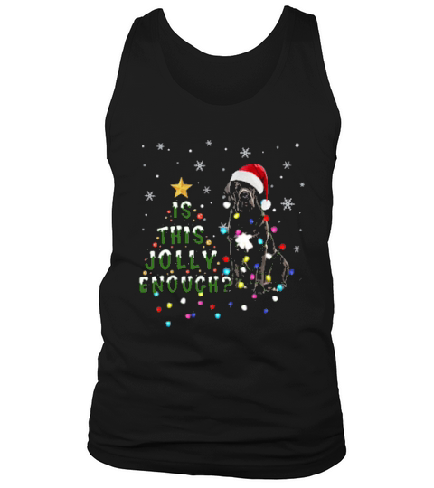 Cane Corso Santa Is This Jolly Enough Christmas Tank Top Unisex