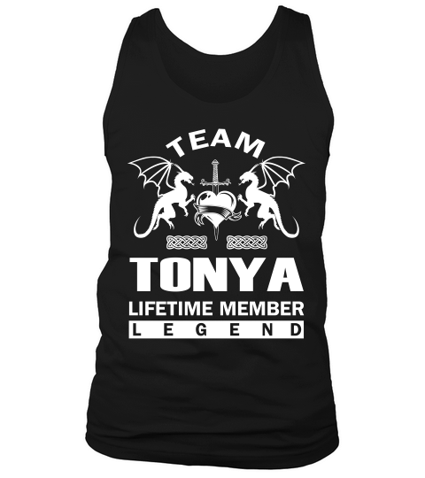 Funny Teamtonya Lifetime Member Legend Tank Top Unisex