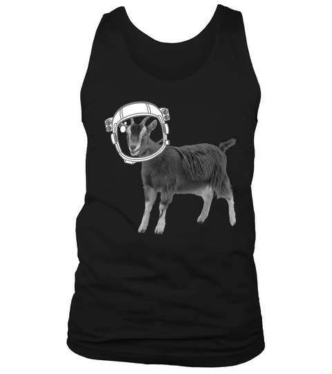 Space Goat Astronaut Outer Space Farm Animal Tee Tank Top Unisex