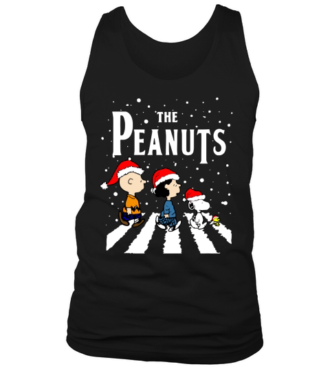 The Peanuts Snoopy Abbey Road Christmas Tank Top Unisex
