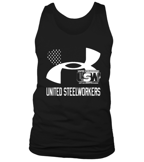 United Steelworkers Unity And Strength For Workers Flag - Drawstring Bag Tank Top Unisex