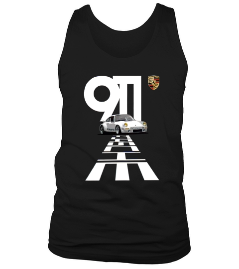Vintage 911 Porsche Racing Car Tank Top Unisex