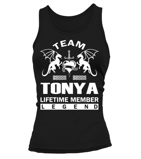 Funny Teamtonya Lifetime Member Legend Tank top Woman