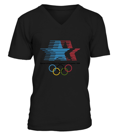 1984 Olympics vintage V-Neck T-shirt