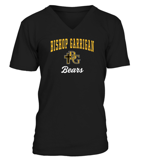 Bishop Garrigan High School Bears Premium C3 V-Neck T-shirt