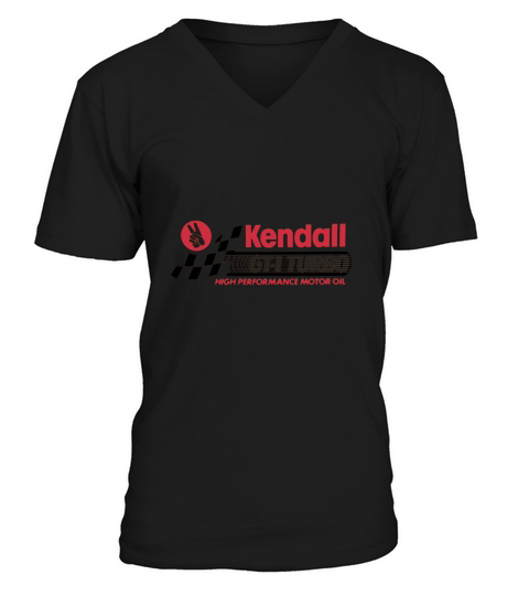 Kendall High Performance Vintage Motor Oil V-Neck T-shirt