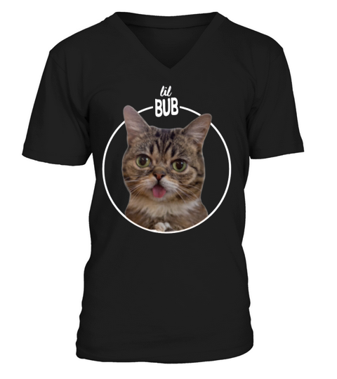 Lil Bub Cat V-Neck T-shirt