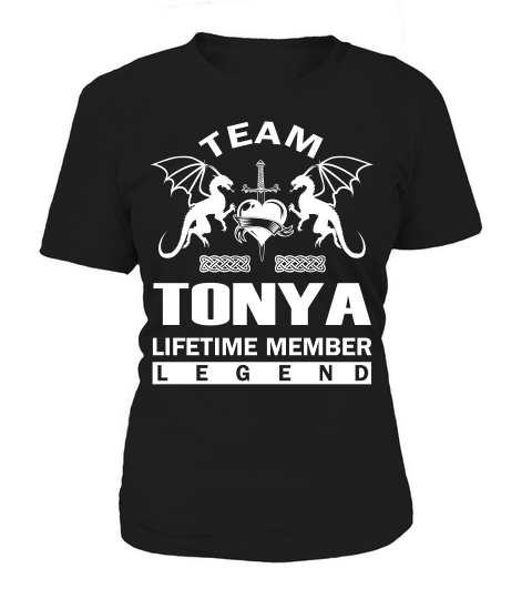 Funny Teamtonya Lifetime Member Legend Women's T-Shirt