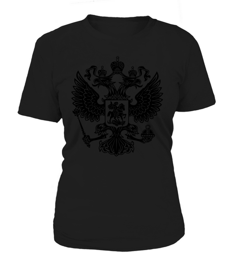 Russia Vintage Black T-Shirt Unisex Women's T-Shirt