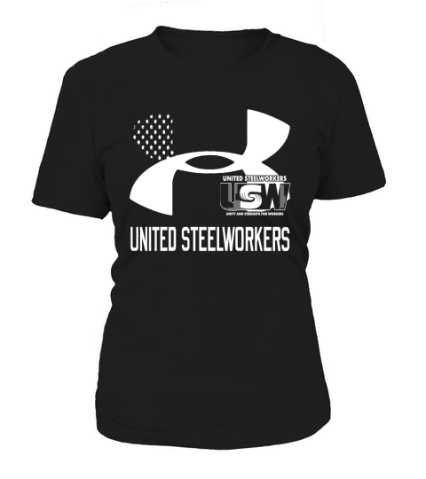 United Steelworkers Unity And Strength For Workers Flag - Drawstring Bag Women's T-Shirt