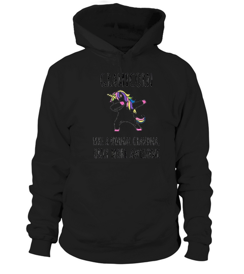 Gramicorn Like A Grandma Only Awesome Dabbing Unicorn Hoodie Unisex