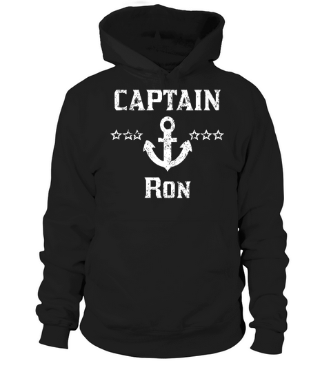 Vintage Captain Ron Shirt for Family Cruise or Lake Boating Hoodie Unisex