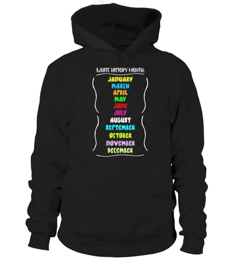 White History Month Colorful Hoodie Unisex