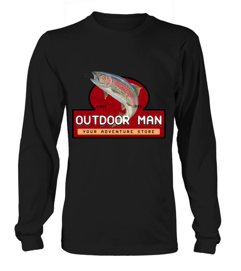 Outdoor Man Your Adventure Store shirt - 16oz Glass Beer Mug Long sleeved Unisex