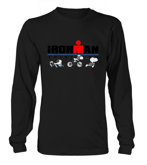 Triathlon World Triathlon Corporation Snoopy Ironman shirt Long sleeved Unisex
