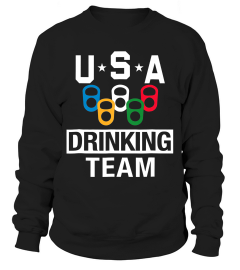 Usa Drinking Team Shirt Beer Party T-shirt Sweatshirt Unisex