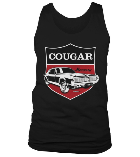 Classic Mercury Cougar crest Tank Top Unisex