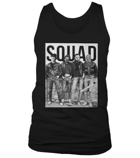 Squad Freddy Krueger Michael Myers Jason Voorhees Leatherface shirt Tank Top Unisex