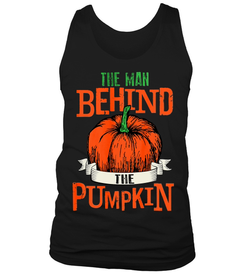 The Man Behind The Pumpkin Cool Halloween Costume Gift _1 T-shirt Tank Top Unisex