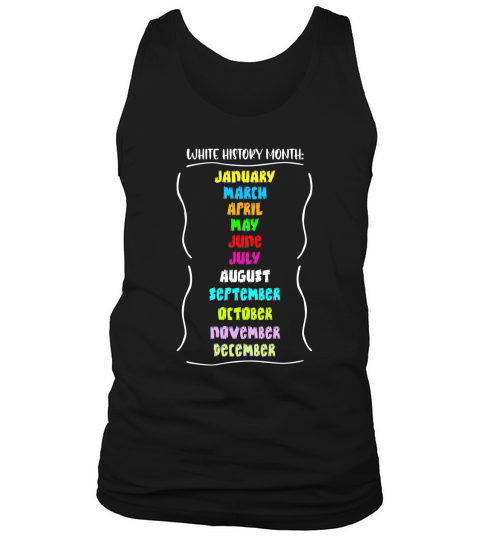 White History Month Colorful Tank Top Unisex