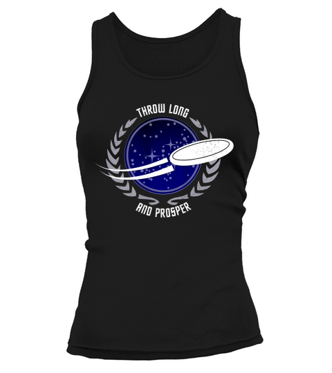Throw Long And Prosper T Shirt Funny Disc Golf Shirt Tee Tank top Woman