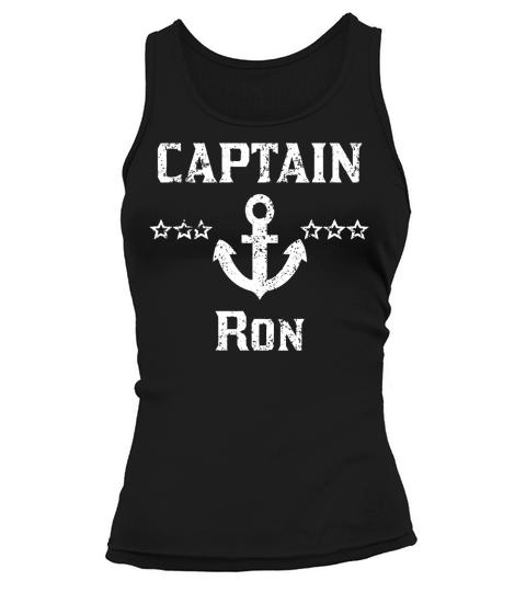 Vintage Captain Ron Shirt for Family Cruise or Lake Boating Tank top Woman