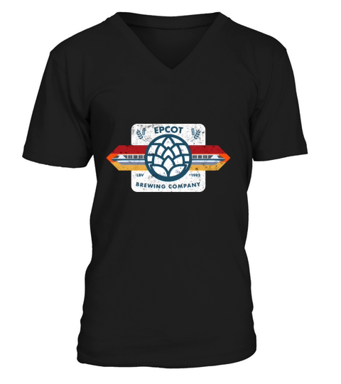 Epcot Brewing Company V-Neck T-shirt
