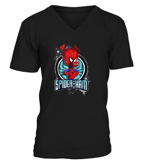 Spider Ham V-Neck T-shirt