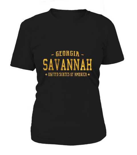 Savannah Georgia T-Shirt Vintage Sports Design Shirt Women's T-Shirt