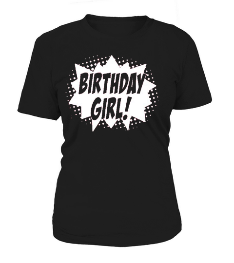 Superhero Birthday Girl Comic Book Hero Party Women's T-Shirt