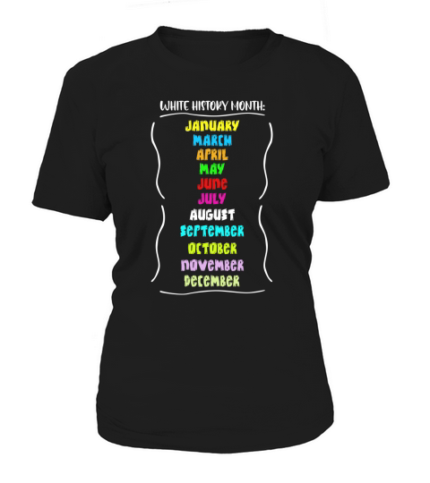 White History Month Colorful Women's T-Shirt
