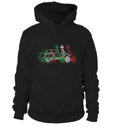Vespa Piaggio Roller Vintage Italia Italien Hoodie Unisex