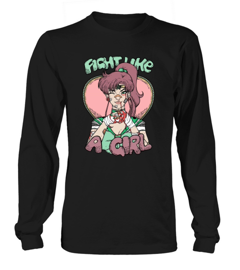 Sailor Moon- Fight Like A Girl Sailor Jupiter Long sleeved Unisex