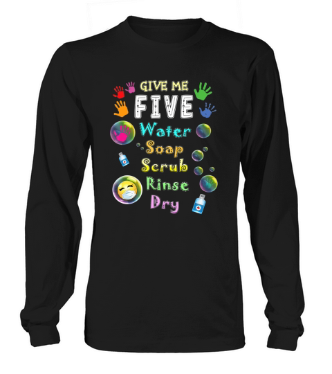 School Teacher Wash Your Hands Back to School Nurse Long sleeved Unisex