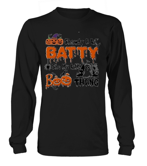 Shawty A Lil Baddie She My Lil Boo Thang Pumpkin Long sleeved Unisex