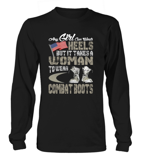 Woman To Wear Combat Boots Long sleeved Unisex