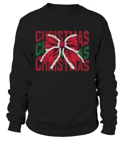 Christmas bow4 Sweatshirt Unisex