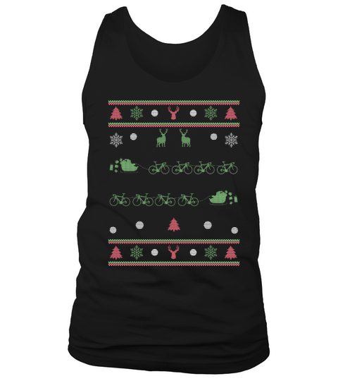 Cycling Christmas Tank Top Unisex