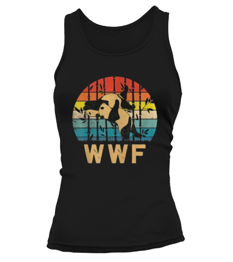 Sunset Vintage Panda Bears WWF’s Finish Him Panda Lover shirt Tank top Woman