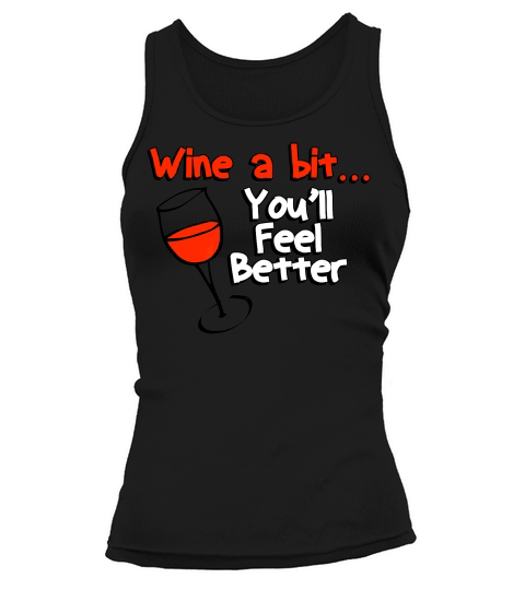 Wine Happy Hour Cute Gift Funny Women Fashion Tank top Woman