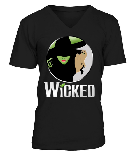 Broadway Musical Wicked - Coffee Mug (colored) V-Neck T-shirt