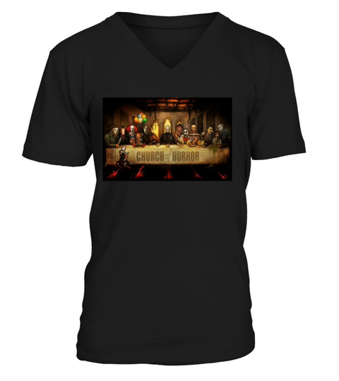 Church of Horror Last Supper shirt V-Neck T-shirt