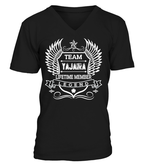 Team Yajaira Lifetime Member Legend V-Neck T-shirt