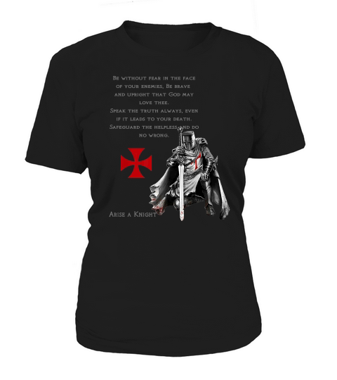 Knights Templar Warrior For Jesus And God Bible For Faith Premium Women's T-Shirt