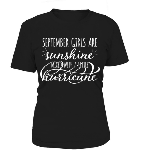 September Girls Are Sunshine Mixed With Hurricane T-shirt Women's T-Shirt