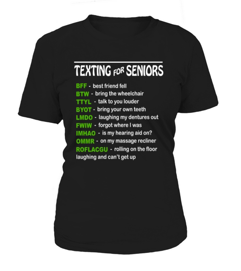 Texting For Seniors Women's T-Shirt