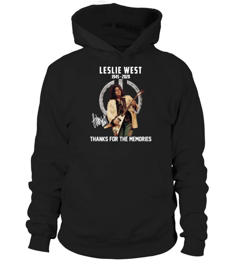 Leslie West 1945 2020 Thank You For The Memories Signature Hoodie Unisex