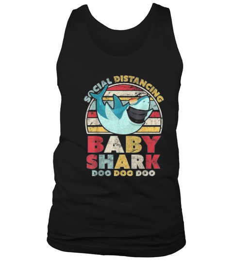 Baby Shark Vintage Tank Top Unisex